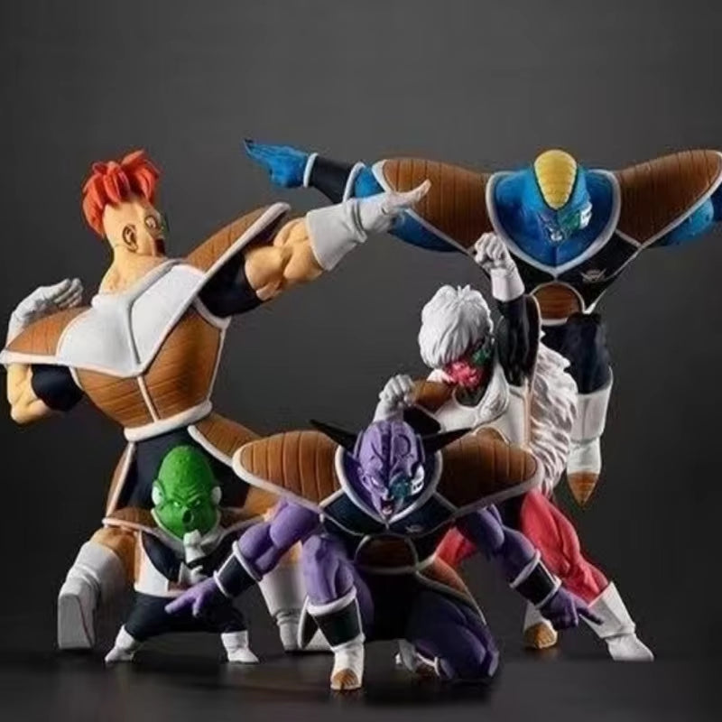 5Pcs Dragon Ball Figure Ginyu Force Jeice Ginyu Guldo Recoom Burter Action PVC Amine Collection Model Toys for Children Gifts