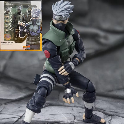 Naruto SHF Hatake Kakashi Anime Figure Shippūden Kakashi 2.0 the Hero of Sharingan Action Figure Toys Birthday Gifts Model Doll