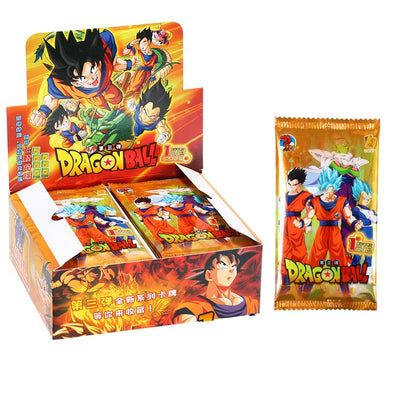 Dragon Ball Collectible Trading Cards - Shiny Son Goku, Saiyan Vegeta, Anime Battle Cards for Children - Perfect Gift Toy