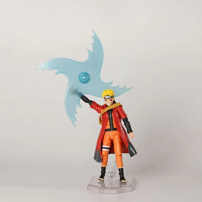 Shf Anime Naruto Figures Rasengan Uzumaki Naruto Jiraiya Action Figure Collection Doll Uchiha Sasuke Itachi Movable Model Toys