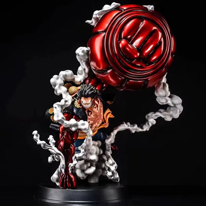 25CM Monkey D. Luffy Gear 4 Figurine One Piece Anime Action Figure Adult Children Toys Japan Manga Kids Cartoon Gift