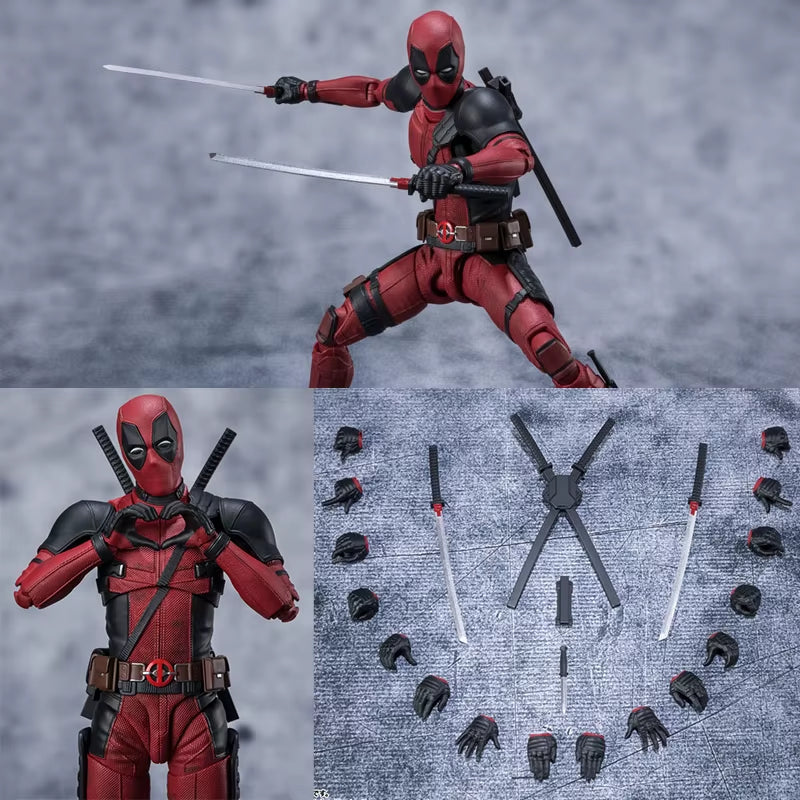 Original in Stock  S.H.Figuarts Deadpool 2: Deadpool SHF Deadpool 1.0 Action Figure PVC Boxed Toys Collectible Model