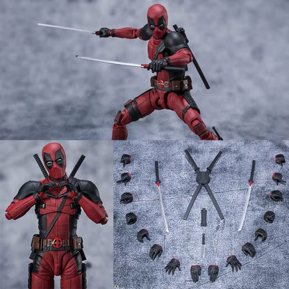 Original in Stock  S.H.Figuarts Deadpool 2: Deadpool SHF Deadpool 1.0 Action Figure PVC Boxed Toys Collectible Model