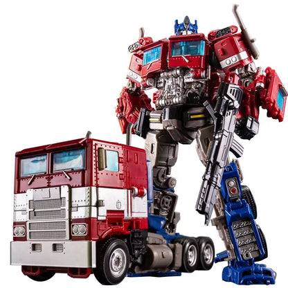 Transformation Toys Robot Car Alloy Commander Optimus Prime Action Figure Movie Series Children Birthday Gift