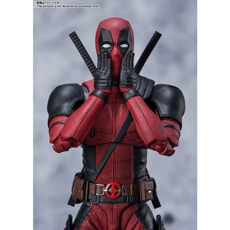 Original in Stock  S.H.Figuarts Deadpool 2: Deadpool SHF Deadpool 1.0 Action Figure PVC Boxed Toys Collectible Model