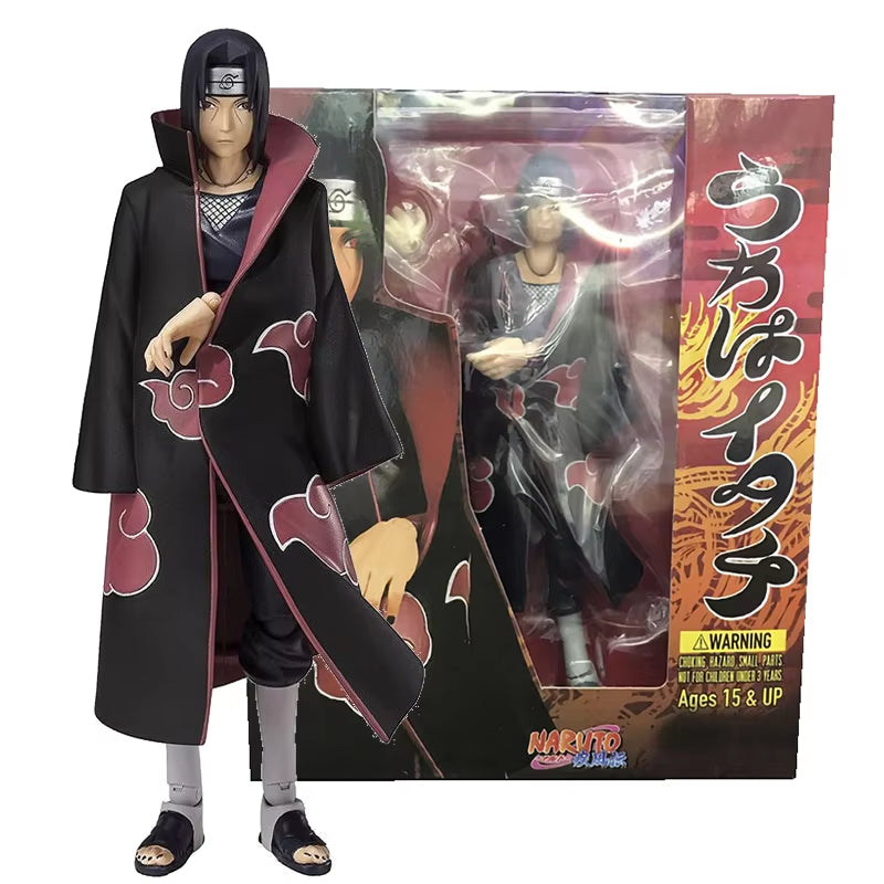 Shf Anime Naruto Figures Rasengan Uzumaki Naruto Jiraiya Action Figure Collection Doll Uchiha Sasuke Itachi Movable Model Toys