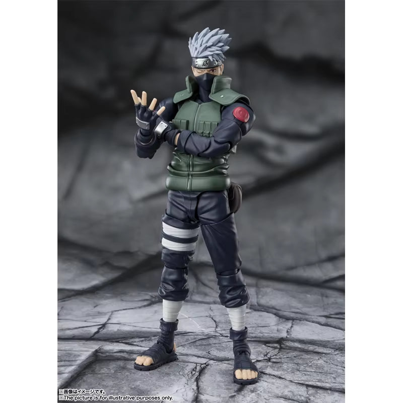 Naruto SHF Hatake Kakashi Anime Figure Shippūden Kakashi 2.0 the Hero of Sharingan Action Figure Toys Birthday Gifts Model Doll