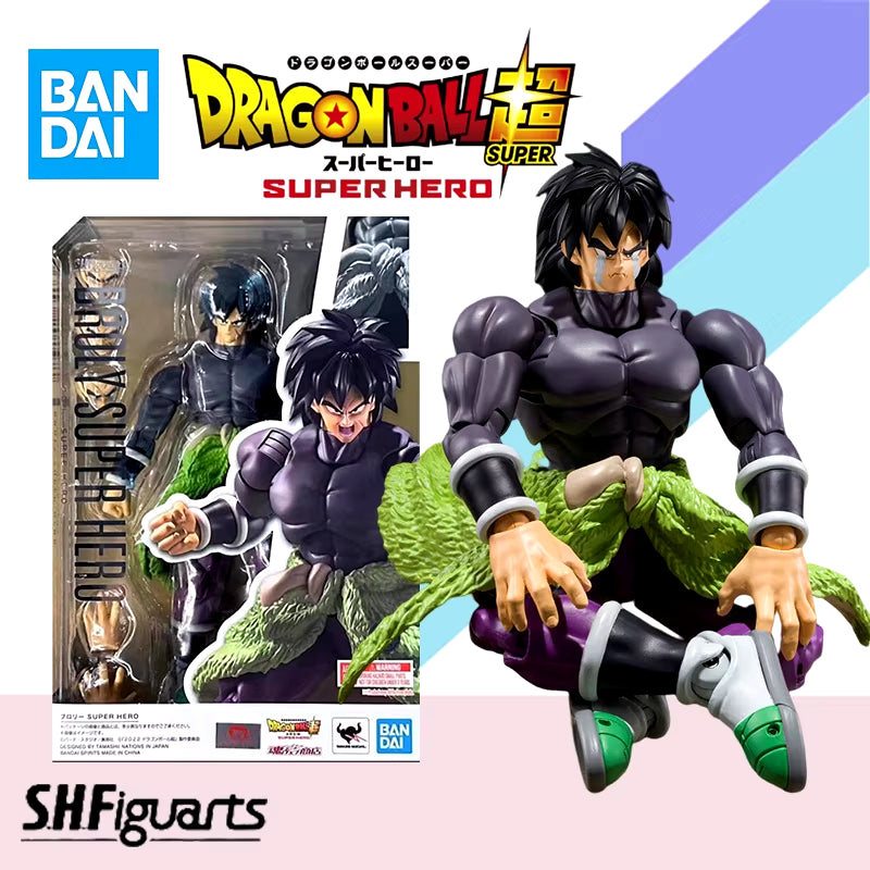 S.H.Figuarts Dragon Ball Super: Broly Super Hero Anime Action Figure - Finished Model Kit Toy Gift