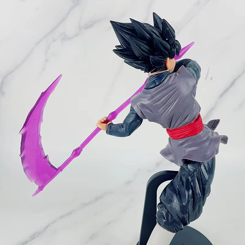 25cm Dragon Ball Super Saiyan Rose Goku Black and Zamasu Collectible PVC Statue Model for Home Decoration and Gifts