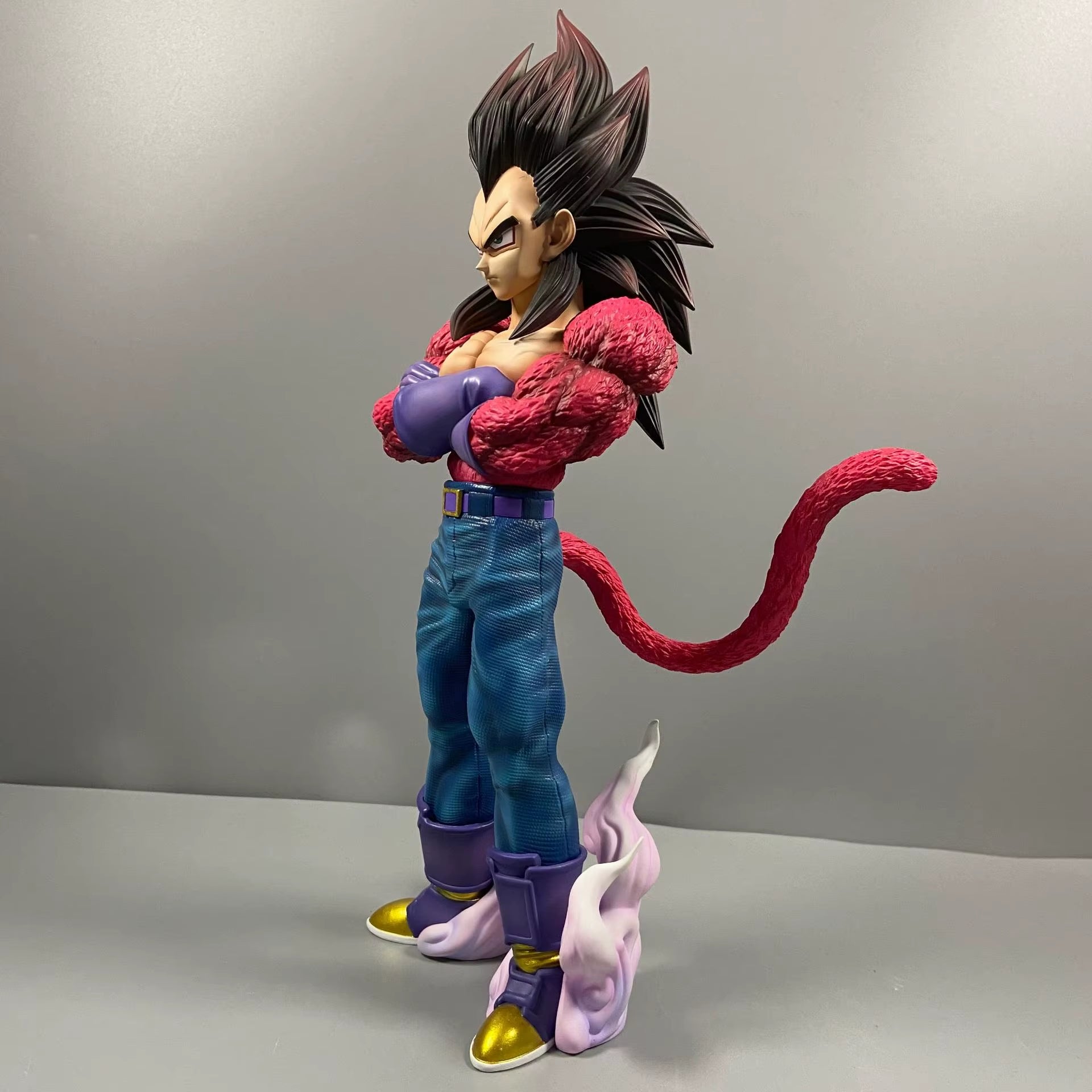 Dragon Ball Gk Violent Bear Super Four Vegeta Goku Pvc Figure Model Peripheral Doll Toy Table Decoration Creative Gift