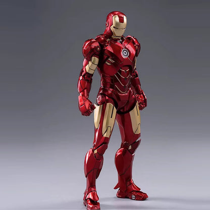 ZD Toys Iron Man MK4 Model 7Inches Action Figures Tony Stark Iron Man 1/10 Avengers Genuinely Collect Model Ornaments Boy Gifts