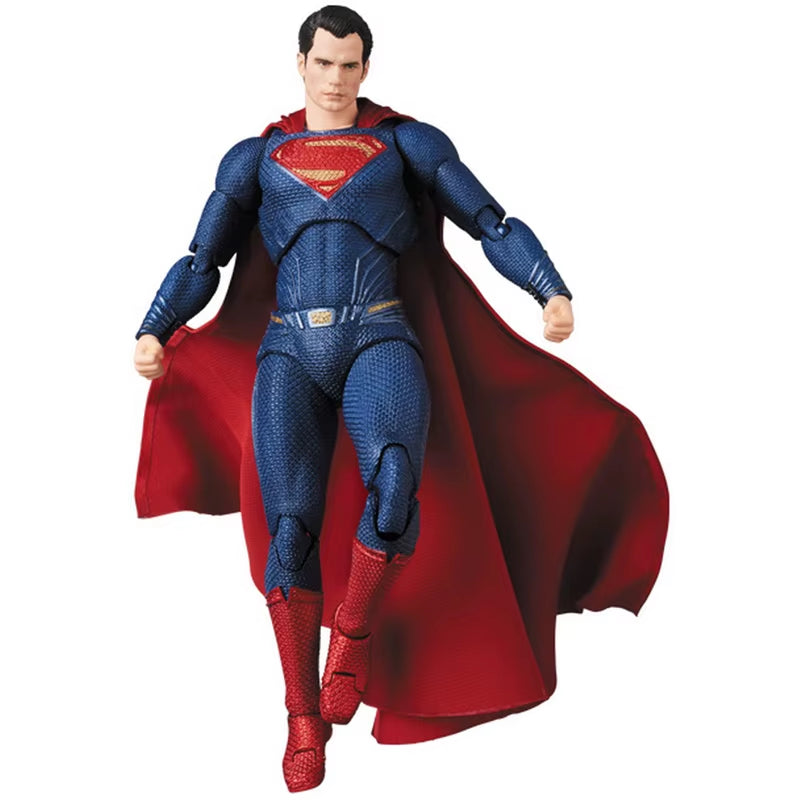 16Cm DC Superman MAFEX 057 Justice League Super Man Action Figure Collection Model BJD Gift Toys