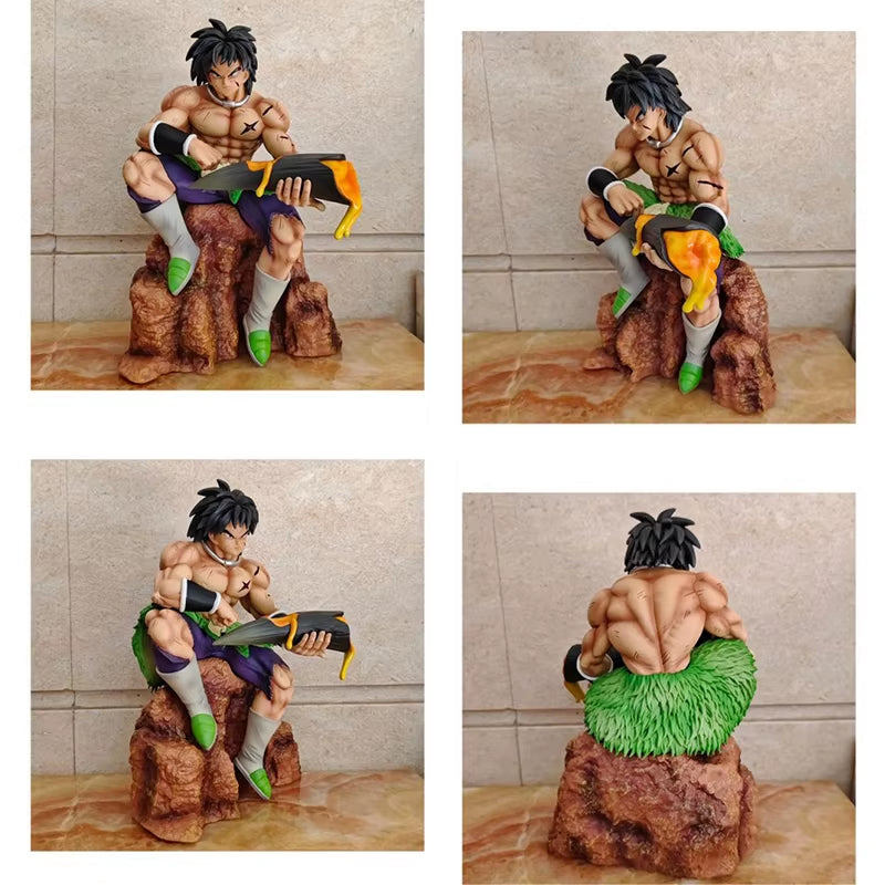 24Cm Anime Dragon Ball Master Roshi Figures Broli Action Figure Statue Collection GK Broly Kame Sennin Figurine Model Toys Gifts