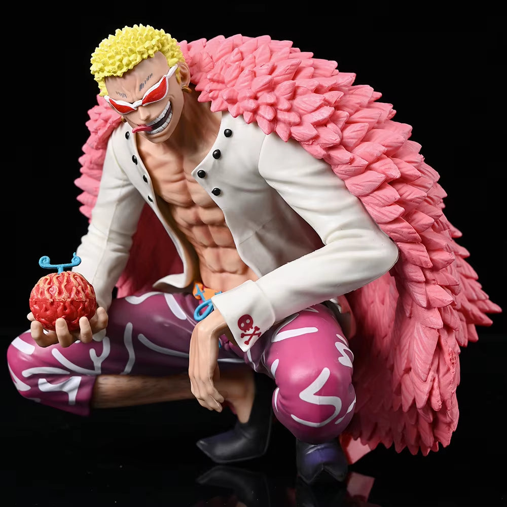 New 16Cm One Piece Anime Figure Donquixote Doflamingo Anime Action Figure 33Cm PVC Collection Model Doll Gifts Toys Decoration