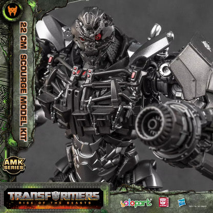 AMK SERIES Transformers Toy Movie 7: Rise of the Beasts - 22Cm Scourge Model Kit Action Figures for Boys Girls