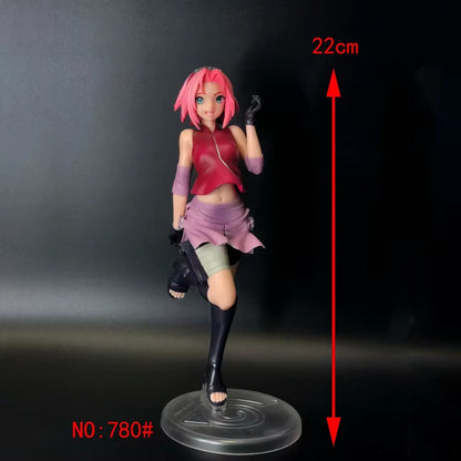 Naruto Shippuden Action Figures Haruno Sakura PVC Figure Toy Collection Model Figurine 22CM