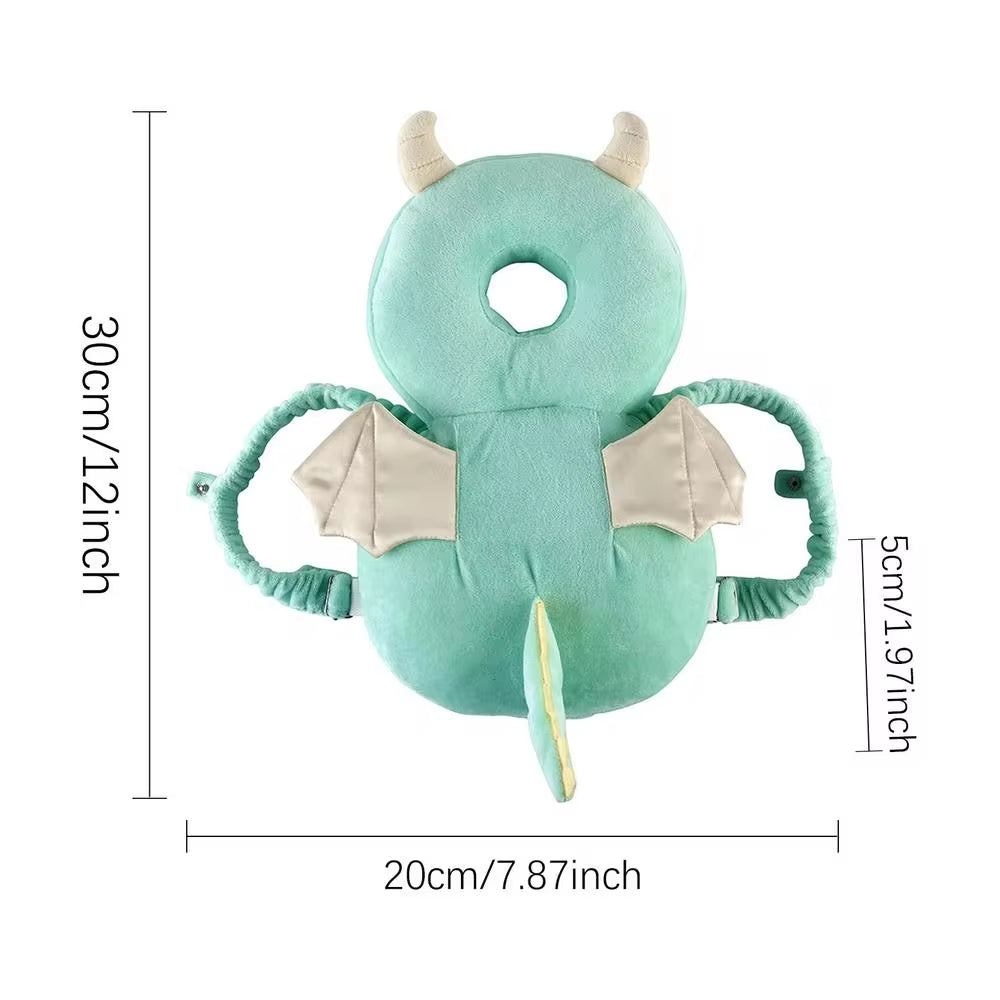 Baby Head Protector Pad Toddler Head Protection Pillow Adjustable Anti-Collision Breathable Baby Cushion Backpack Turtle Shaped