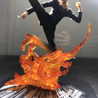 One Piece Action Figures Sanji Fire Foot Model Toy 160Mm PVC Toys Anime Sanji Japanese Anime Figure