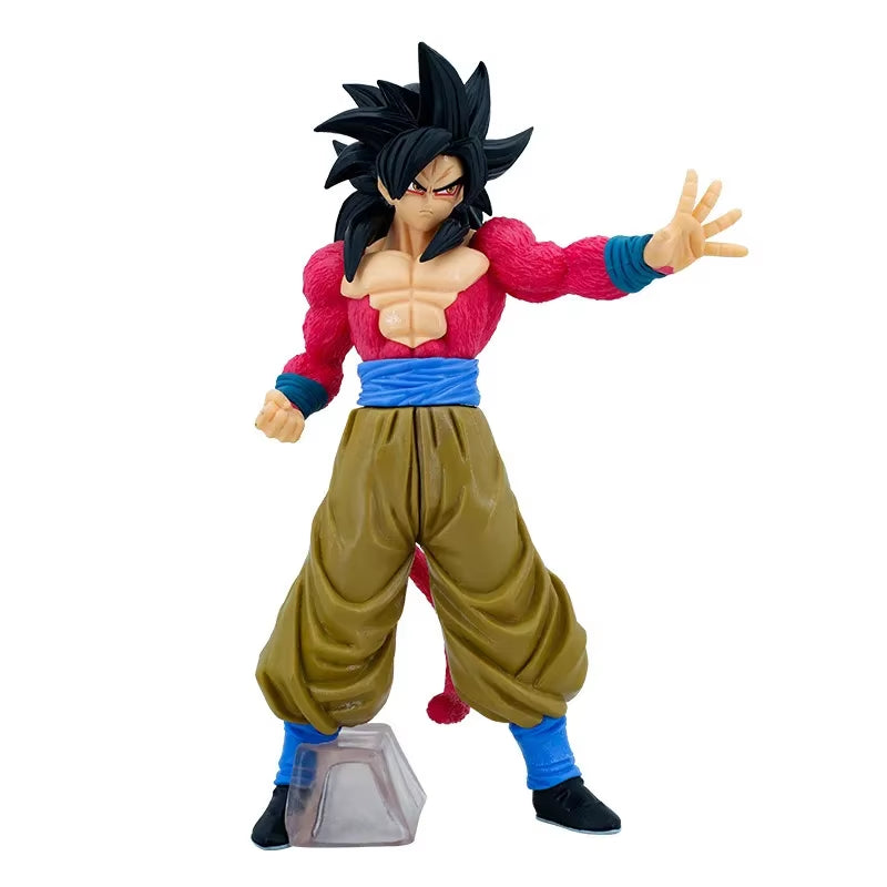 Dragon Ball GT Super Saiyan 4 Anime Figure Goku Vegeta Gogeta SSJ4 Figurine PVC Statue Action Figures Model Collection Toy Gifts