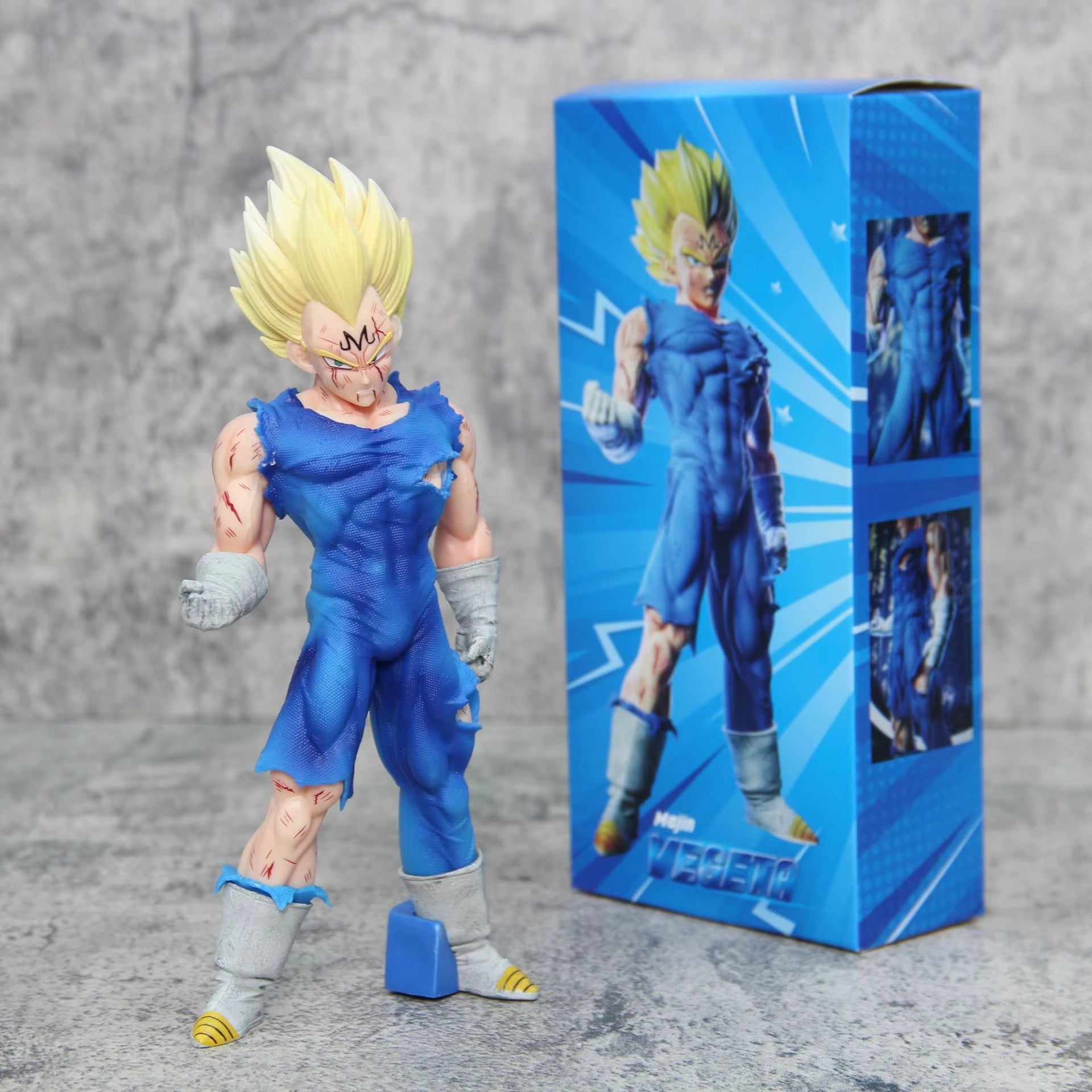 Super Saiyan Prince Vegeta Figure - Premium Anime Collectible with Dynamic Pose