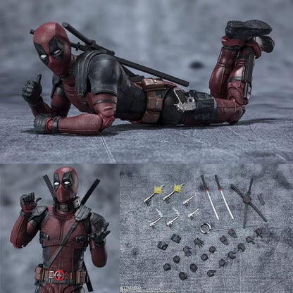 Original in Stock  S.H.Figuarts Deadpool 2: Deadpool SHF Deadpool 1.0 Action Figure PVC Boxed Toys Collectible Model