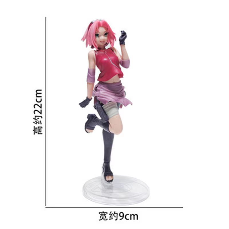 Naruto Shippuden Action Figures Haruno Sakura PVC Figure Toy Collection Model Figurine 22CM