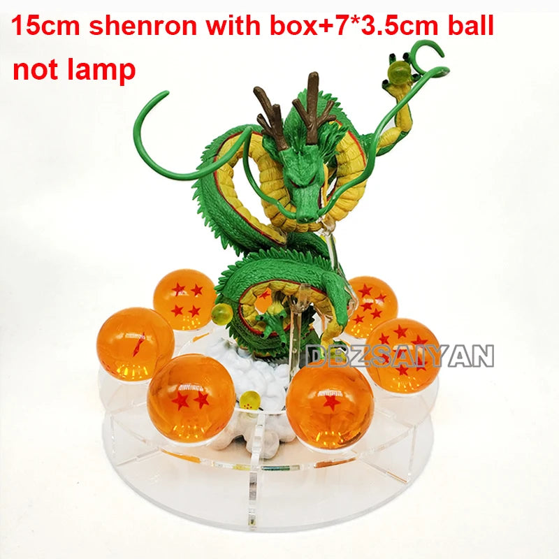 Anime  Z Shenron Lamp Super Saiyan Goku Action Figure  Shenlong Model Light Base Collection Gift